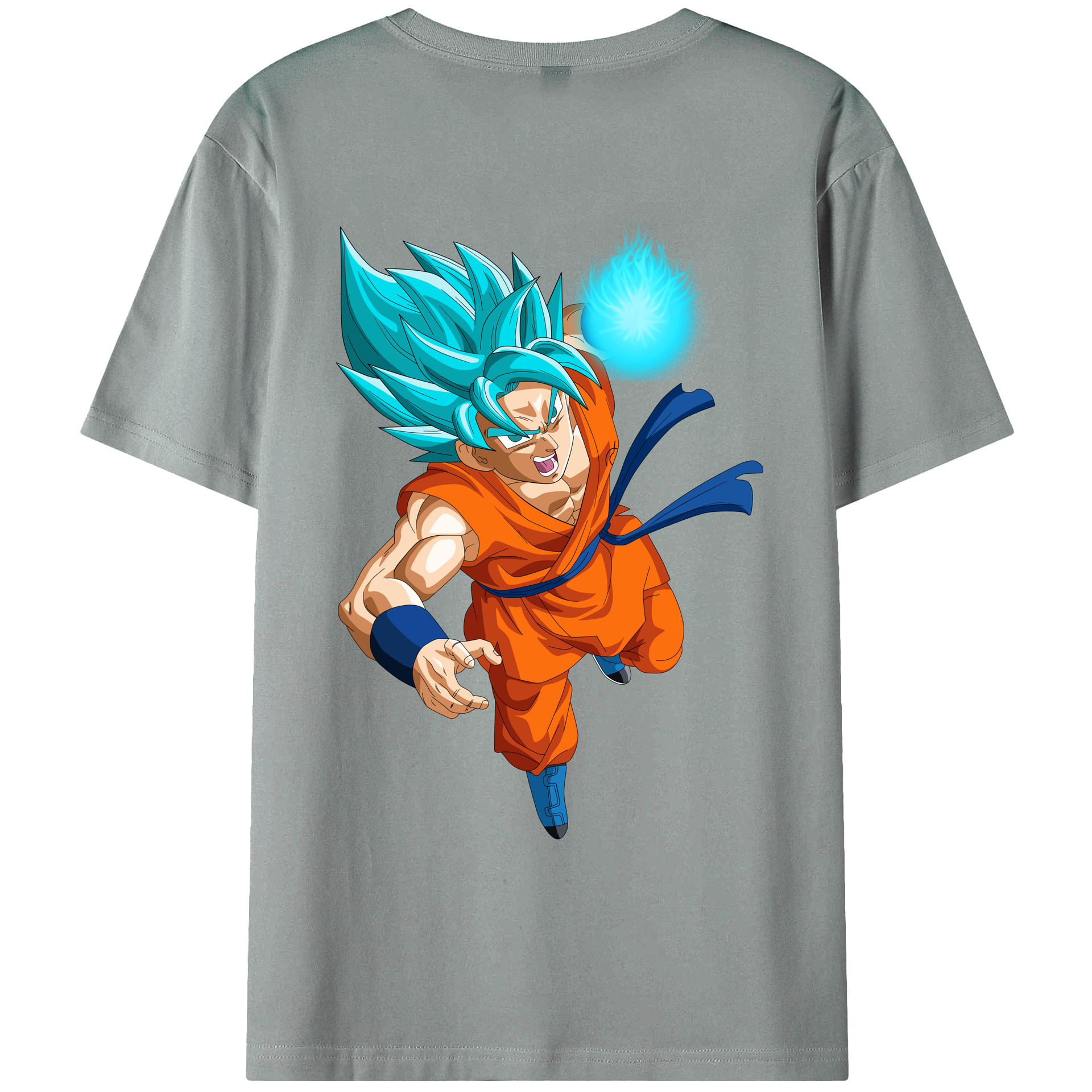 （画像用） ドラゴンボール 孫悟空（そん ごくう）Son Goku カカロット DRAGON BALL Kakarotto 綿100％ メンズ半袖Tシャツ（バックプリント） 通気性